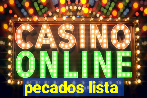 pecados lista